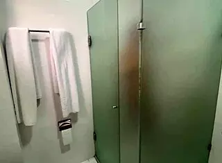 Shared Hostel Bathroom Shower With Handjob