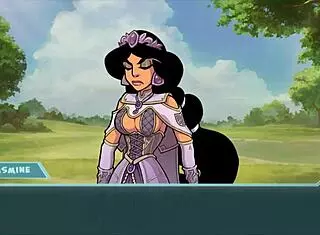 Hentai anime princesses and elves encounter monsters with big tits and asses in Akabur's Star Channel 34 Part 52