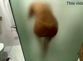 Shared Hostel Bathroom Shower With Handjob