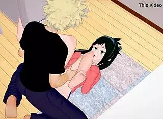 My Hero Academia Katsuki Bakugo Helps Slim Inko Midoriya Feel Young Again