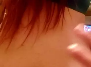 pov redhead riding in cowgirl position