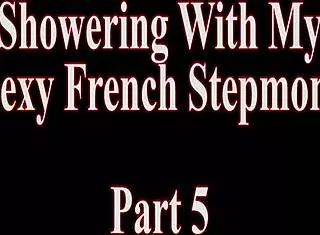 French stepmom showers with son in complete preview on immeganlive x wca