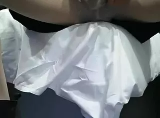 Watch Her Stroke That Tiny Cock!