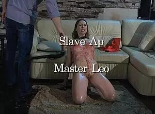 Master Uses Whips and Candles to Punish Bound Slave
