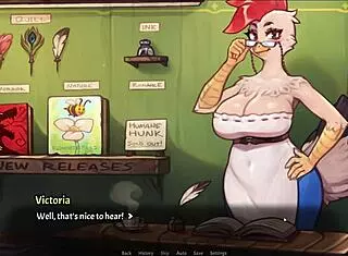 The Pig Princess Teaches Anatomy Using Her Naked Body In The Library