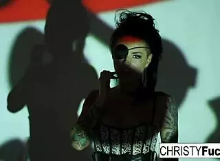 Christy Mack Pirate Teases Tight Wet Pussy and Ass