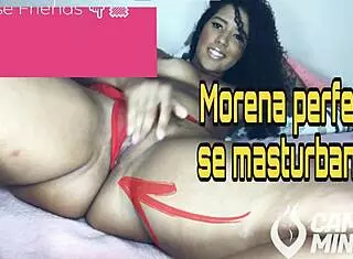 Morena Novinha Teases Her Ebony Brunette Body While Masturbating To Intense Orgasm