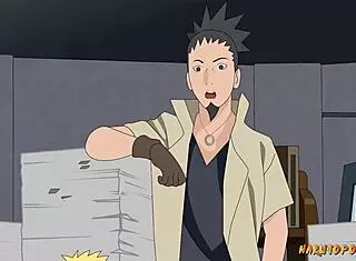 In the Naruto game, she's getting BANGED in 3D hentai style