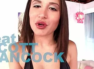 gabriella paltrova swallows huge cock pov!