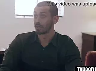 Hot Brunette with Big Natural Tits Fucked by Therapist