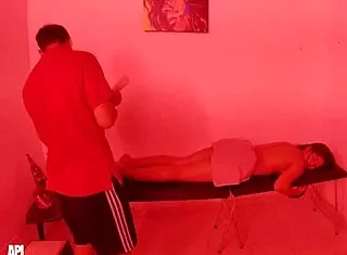 Latina Neighbor Gets Pussy Eaten And Fucked In Homemade Spa Massage