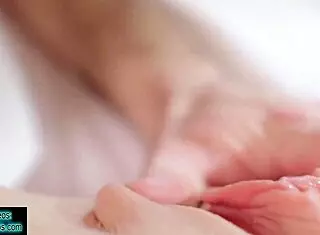 Pussy Licking Close-Up with Intense Clit Action