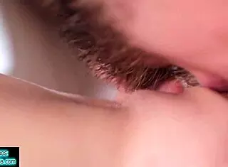Pussy Licking Close-Up with Intense Clit Action