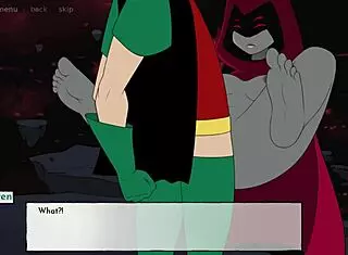 18titans ep 32: red raven's big ass gets anal action 💦