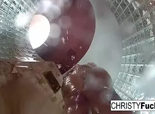 Christy Dahlia and Ivan Shower Sex Fun