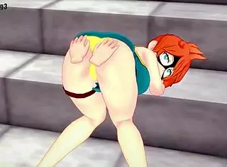 Intense POV blowjob from Itsuka Kendo in Boku no Hero.