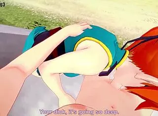 Intense POV blowjob from Itsuka Kendo in Boku no Hero.