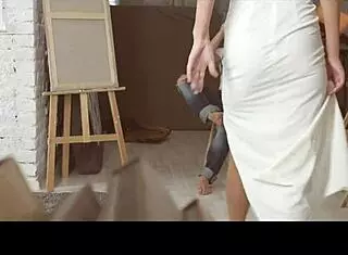 Angie Moon pleads, Push deeper in my teen throat at this casting!