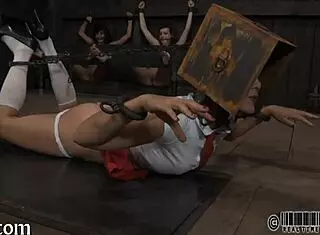 Detailed Bondage Scene With Bound Participant