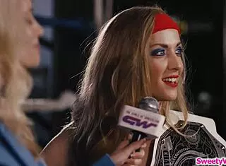 dyke wrestlers got wild with sex right after the match ended