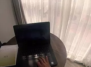 Malefikas, the excellent secretary, masturbates alone 😏