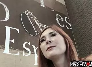 Kattie Gold Redhead Pale in Doggy Anal Creampie