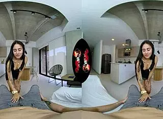 Tiny Latina Petite Body Intensely Fucked in VR POV