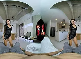Tiny Latina Petite Body Intensely Fucked in VR POV
