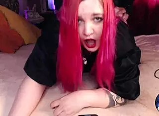 Met A Tattooed Guy At The Gothic Party For A Quickie