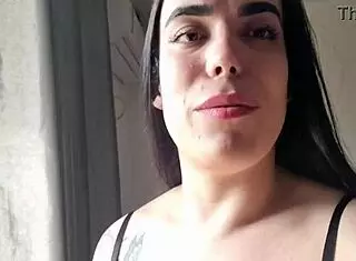 Transsexual Sucked Delivery Guy And Took Anal Cumshot