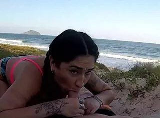 oral by the sea with indian diva sumaya ganesha