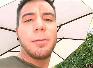 Black babe teases white cock to wetness.