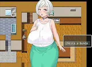 Babalover Game: Chubby Asian Aunt Feels Intense Anal Pleasure