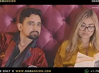 I watch brunette with big tits suck a hot dildo