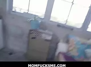 blonde stepmom lets stepson fuck her doggy 😍