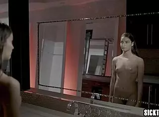 sexy robot teen 18+ gives her body and ass to the client in taboo anal