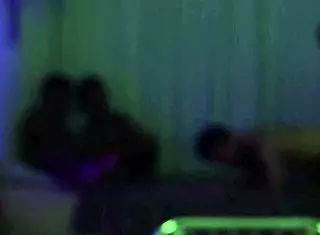 Seven hairy naked men in gay scene