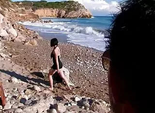 bella bruna teen 18+ blows brunette with natural tits tattoo piercing before outdoor facial cumshot