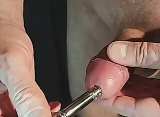 i've got a 12mm ring in my cock for close-up masturbation