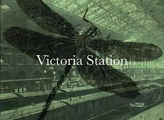 Dark lantern entertainment presents the dragonfly in retro style