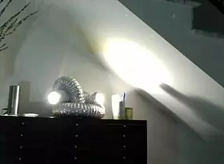 Olga's squirting machine leaves a mess to clean up