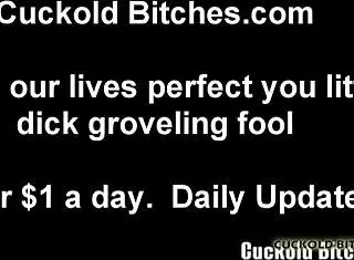 Watch as real man fucks me in cuckold humiliation