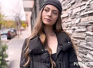 Nymfomanka Latina chycená na ulici, teď bere mou spermu do pusy