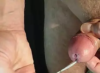 i've got a 12mm ring in my cock for close-up masturbation