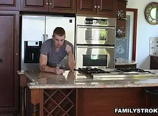 Hot Stepmom Milf Katie Morgan Blows Cock