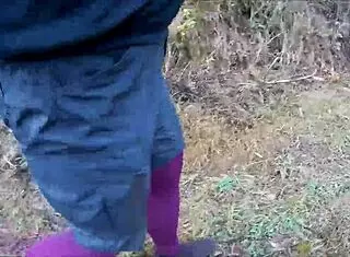 I enjoy wearing stockings outdoors in public