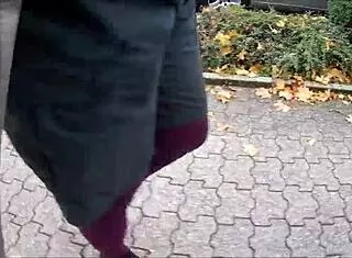 I enjoy wearing stockings outdoors in public