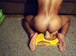 Ivory White fucks while studying