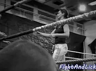 These Glamorous Babes Lick Each Other's Shaved Pussies After Wrestling