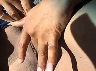 Thot squirts in front seat during homemade bbw ebony masturbation